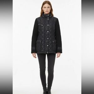Burberry quilted jacket puffer coat
